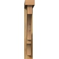 thumbnail image 2 of Ekena Millwork 4"W x 26"D x 26"H Balboa Block Rough Sawn Bracket w/ Offset Brace, Western Red Cedar, 2 of 25