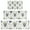White Cow Flower, variant on Beige Highland Cow Flower Cart Pattern Kitchen Rugs Sets Of 3,Kitchen Runner Rugs Non Skid Washable,Decorative Kitchen Floor Mats for Kitchen,Sink,Laundry,17"x30" 17"x47" 17"x59"