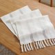 thumbnail image 3 of Camino de mesa beige crema Camino de mesa bohemio con borlas Camino de mesa estilo rústico para cena, fiesta, vacaciones, comedor, tocador, 38 x 183 cm, 3 of 5