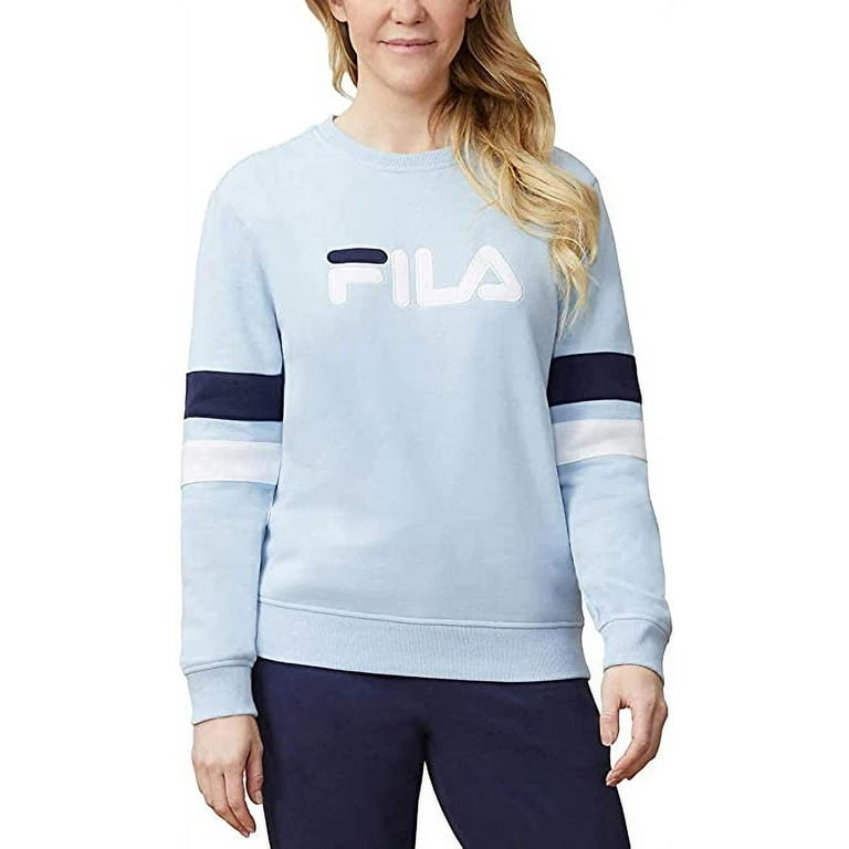 Fila Women's Pullover Crewneck Sweatshirt - Blue - Medium - Walmart.com