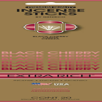Genieco 20ct Extra Rich Incense Stick: Black Cherry
