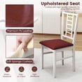 thumbnail image 2 of Giantex Wooden Dining Chairs Set of 2, Armless Kitchen Chairs w/Hollowed Backrest, White, 2 of 6