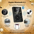 thumbnail image 3 of HIFI WALKER H2 HiFi MP3 Player with Bluetooth, Lossless DSD DAC Flac, High Resolution Music Player, Portable Audio Player with 64 GB Memory Card, Supports up to 256 GB, 3 of 5