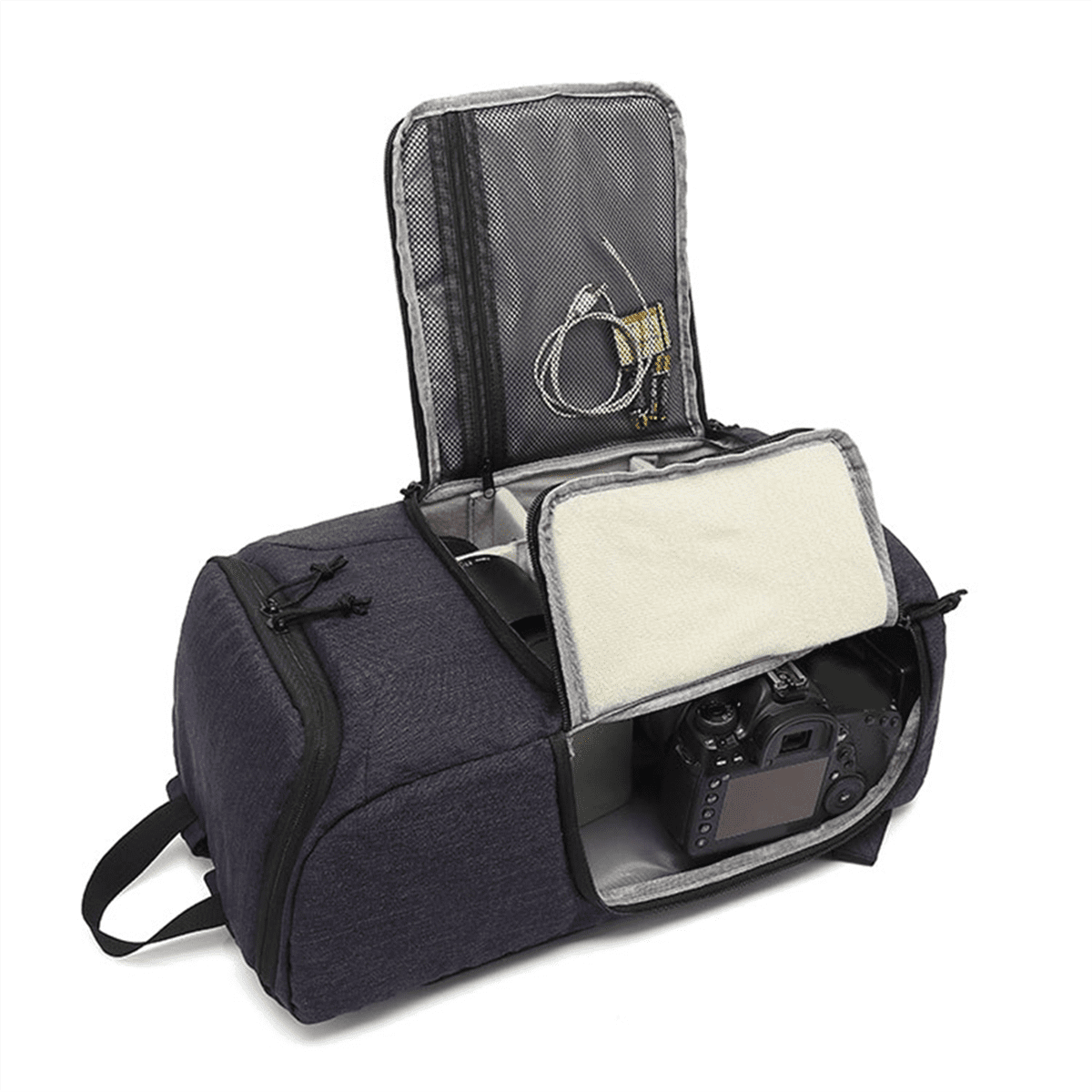 Waterproof Camera Bag Photo Cameras Backpack for Laptop DSLR Portable Travel Lens Pouch Video Bag Red