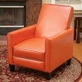 thumbnail image 5 of Recliner Push Back Chair for Elegant Home Décor Orange, 5 of 5