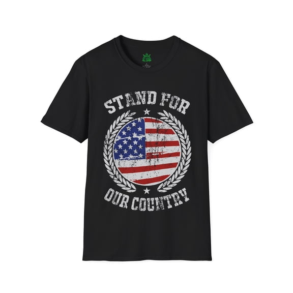 Men's Patriotic T-Shirt (Stand For)