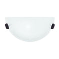 thumbnail image 1 of Livex Lighting Oasis Bronze 1-Light Wall Sconce White Finish, 1 of 4