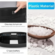 BestOffice 13 Gallon Plastic Touchless Kitchen Trash Can with Motion Sensor for Indoor Use(Black)