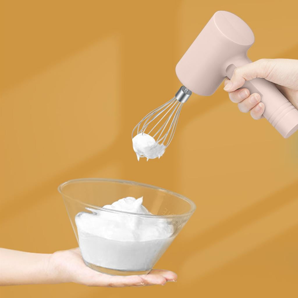 Mini Hand Blender Tool Rechargeable Wireless Electric Hand Mixer Best  Kitchen Tool For Baking Cooking Pink Single Pump