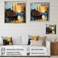 thumbnail image 4 of Designart "Coastalport Port Of Calm X" Nautical & Beach Floater Framed Canvas Print, 4 of 7