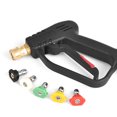 thumbnail image 2 of Labymos High-Pressure Washer Gun with 5 Detachable Spray Nozzle Tip 1/4'' Quick Connector Adapter For, 2 of 8
