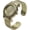 Gold, variant on Blekon Collections Quartz Womens Rhinestone Bezel 34mm Case Metal Bangle Cuff Watch