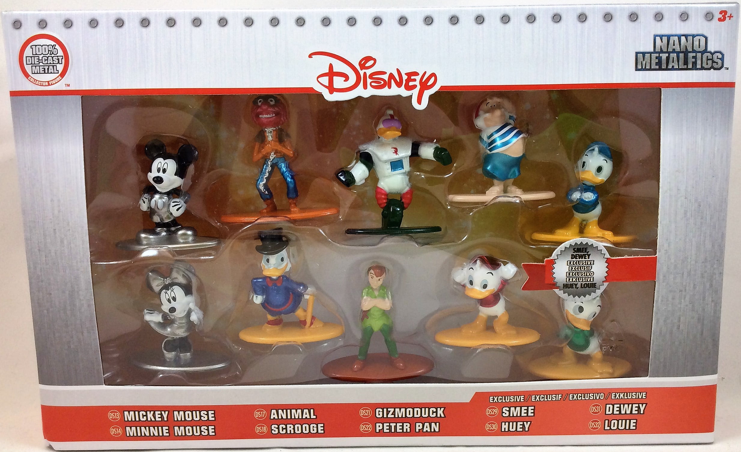Details about   Disney Nano MetalFigs 10 Pack Figures Jada Mickey Mouse Scrooge Minnie Mouse 
