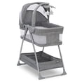 thumbnail image 1 of Cuna Portátil Simmons Kids Gris Tweed con Luz Nocturna y Estrellas Giratorias, 1 of 11