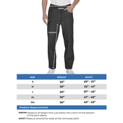 Turtle Bay New York Mens Comfort Fit Casual Elastic Waist Pull on Jeans in Denim (Plus Sizes)
