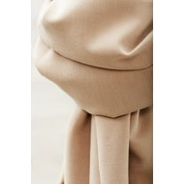 Meet MILK Stretch Woven Tencel Lyocell Twill Fabric Beige - per yard