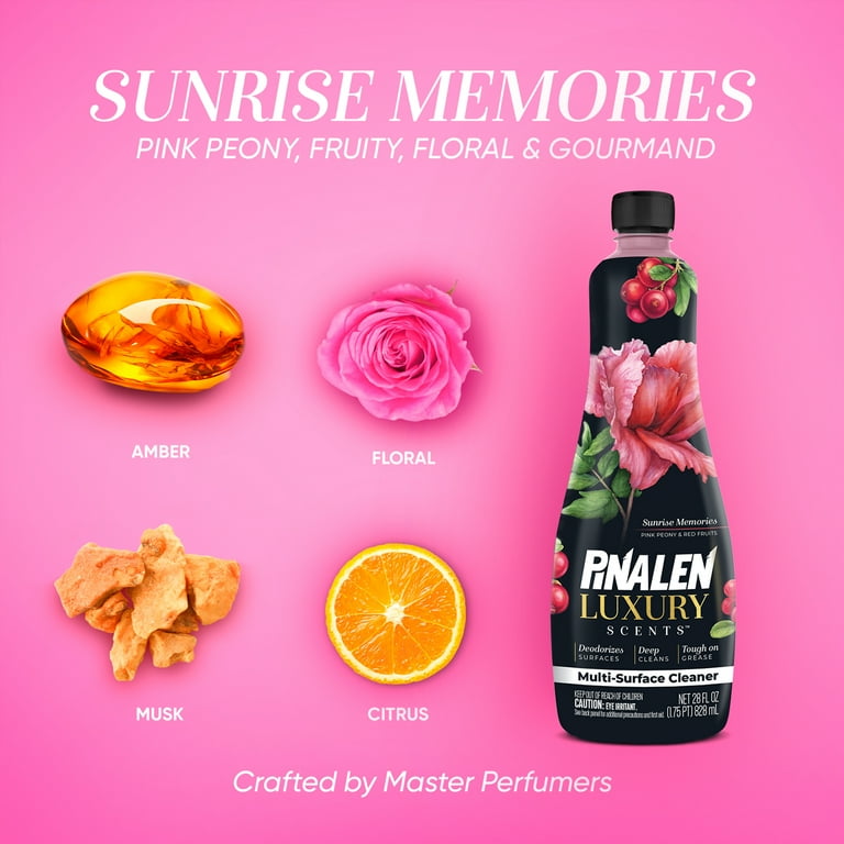 PINALEN, Multipurpose Cleaner, 28 fl oz, Sunrise Memories Scent