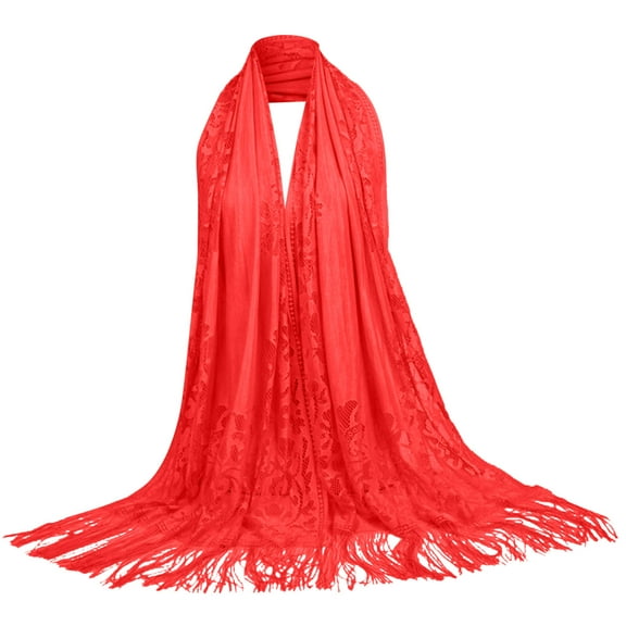 Nochalofo Scarf for Women Lace Hijab Scarf Long Hijabs Scarves Muslim Scarf Hijab Hijab Shawl Redone Size