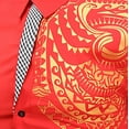thumbnail image 5 of CEHVOM Men Summer Casual Buttons Turn-Down Collar Short Sleeve Loose Shirt Tops, 5 of 5