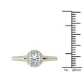 thumbnail image 4 of 1 Carat T.W. Diamond Single Halo 14kt Yellow Gold Engagement Ring, 4 of 4