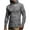Gray, variant on Mens Jacket Men's Fashion Solid Color Long Sleeve Hooded Knitted Cardigan Jackets Jackets for Men , White , S