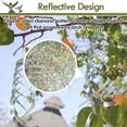 thumbnail image 3 of 12 Pack Bird Scare Repellent Spiral Reflectors Hanging Device 15.8", IC ICLOVER Reflective Deterrent Garden Decorative Easy Installation & Birds Away Silver, 3 of 8