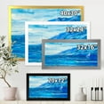 thumbnail image 4 of Designart 'Sunrise Glow On The Sea Waves II' Nautical & Coastal Framed Art Print, 4 of 4
