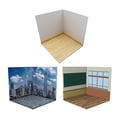 thumbnail image 1 of 3pieces 1:12 Scale Backdrop Scene Display Background Diorama Layout for Diecast Car Action Figures Vehicle Scene Toy, 1 of 9