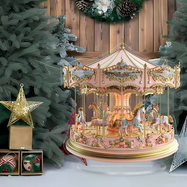 Carousel Acrylic Sunshineshine Catchers For Home Decoration Perfectionion Christmas Gift With Stand