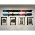 thumbnail image 6 of Snow Ski Wall Mounts with Hooks, Snow Skis Rack, Wall Art, I3P (B&W), 6 of 7