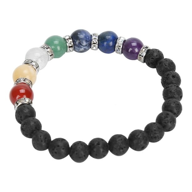 Natural lava store stone bracelet