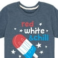thumbnail image 3 of Instant Message - Red, White, & Chill Classic Ice Cream Truck Popsicle - Toddler & Youth Short Sleeve Graphic T-Shirt, 3 of 6