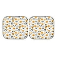 thumbnail image 7 of Naloa Dog Faces 2 Piece Foldable Car Sun Shades, Car Windshield Sunshade, Front Window Sunshade for Car, Truck, SUV - Medium, 7 of 7