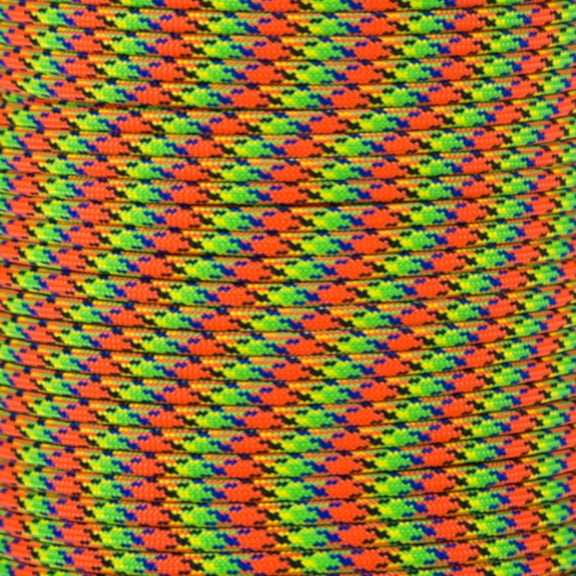 Paracord Planet 10', 25', 50', 100' Hanks & 250', 1000' Spools of Parachute 550 Cord Type III 7 Strand Paracord in Over 45 Warm Color Dominant Color Patterns