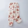 thumbnail image 2 of Toddler Girl Pants Children Winter Boys Trousers Cartoon Printed Warm Pants for Girls Size 7-8T, 2 of 4