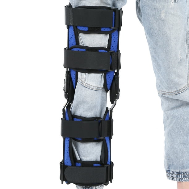 Rdeghly Leg Fixed Brace Adjustable Knee Joint Meniscus Support Knee  Orthosis Immobilizer,Knee Joint Support,Leg Brace 