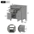 thumbnail image 7 of 29" Sturdy Modern Freestanding Vanity Cabinet, Modern Bathroom Cabinet with Ample Storage, Freestanding Vanity with Drawers for Bathroom, Gray, 7 of 7