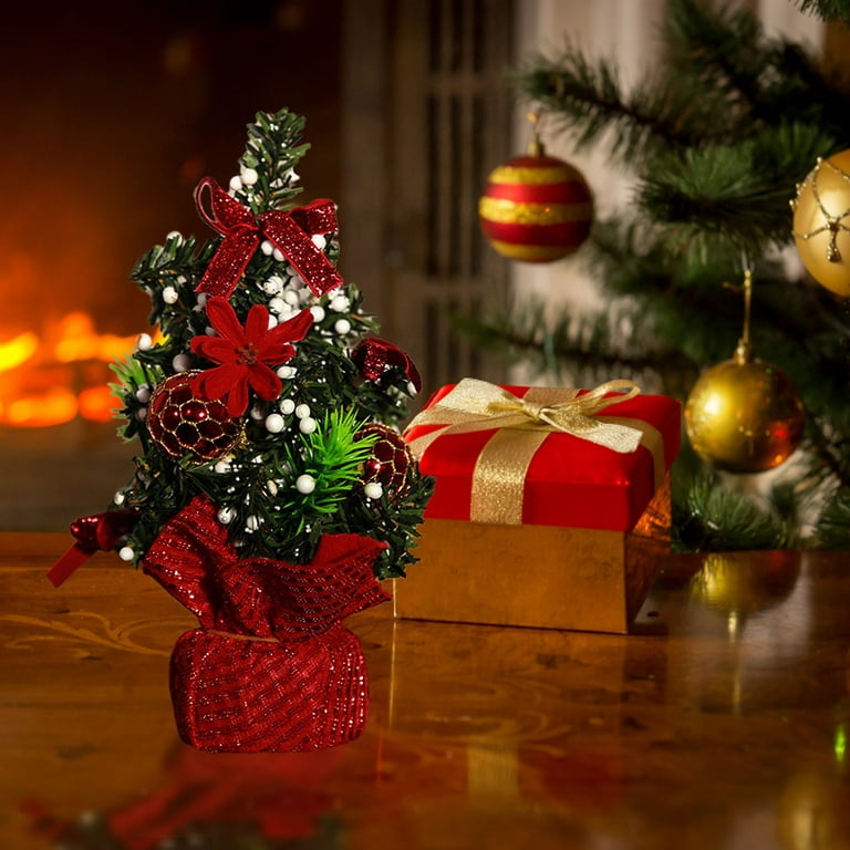 Mini Christmas tree, Christmas gift, Table top tree, decorat