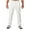 White, variant on SweatPants For Men Solid Color Loose Half Waist Pockets Long Pants Elastic Waist Pants