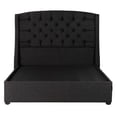 thumbnail image 1 of Box Base cama Matrimonial + Cabecera Sitka Negro, 1 of 10