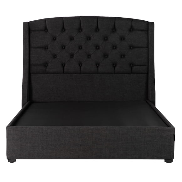 Box Base cama Matrimonial + Cabecera Sitka Negro