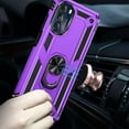 thumbnail image 6 of for Moto G 5G 2022 Case, Motorola Moto G 5G Case with HD Screen Protector, [Military Grade 16ft. Drop Tested] Ring Shockproof Protective Phone Case for Motorola G 5G 2022,Purple, 6 of 13