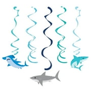 30 Count Bulk Pack Shark Party Dizzy Danglers