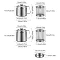 thumbnail image 2 of Friteuse en Acier Inoxydable 0,5l/2l avec Panier pour Cuisine Camping, 2 of 8