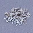 thumbnail image 3 of BESTOYARD 20Sets Picture Hanger Hook Kit with Plated Silver Steel Wire Rope for Frames and Wall Decorations, 3 of 8