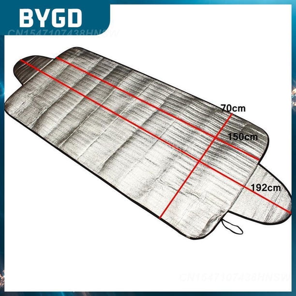 Multifunctional Front Rear Windshield Block Cover Visor Portable Car Sunscreen Cover Universal Aluminum Foil And Sponge Durable01Russian Federation He Qiyong unisex