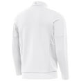 thumbnail image 3 of Men's Antigua White Connecticut Sun Generation Quarter-Zip Pullover Top, 3 of 3