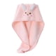 thumbnail image 2 of Hogar y cocina, Baño, Artículos de baño, Toalla de forro polar con estampado de conejos y corales, ideal tanto para hombres como para mujeres, para lavarse la cara, bañarse y secarse el cabello, toall, 2 of 6