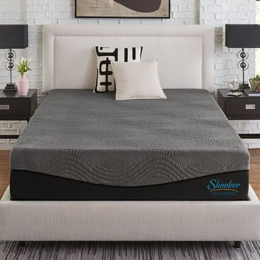 Slumber Solutions  Active 14-inch Charcoal Memory Foam Mattress King