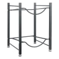 thumbnail image 4 of Estante para jarra de agua de 2 niveles, estante de almacenamiento extraíble para botellas de agua de 5 galones con patas ajustables, acero al carbono Gris, 4 of 8